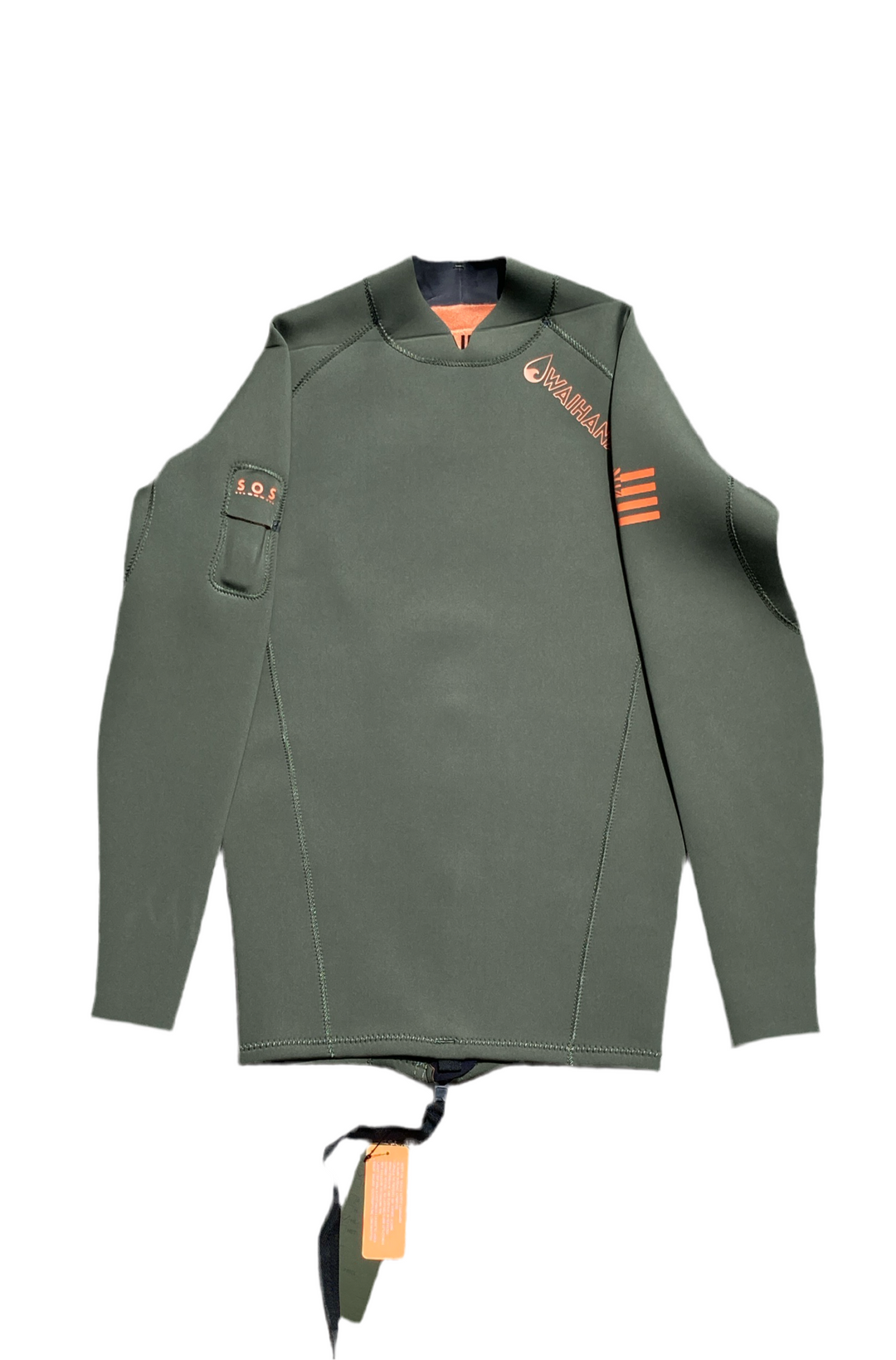 Haut de surf zippé arrière pour homme - Ranger Green - L