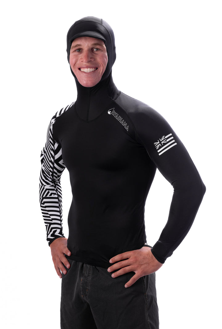 Rashguard de surf à capuche - Marron