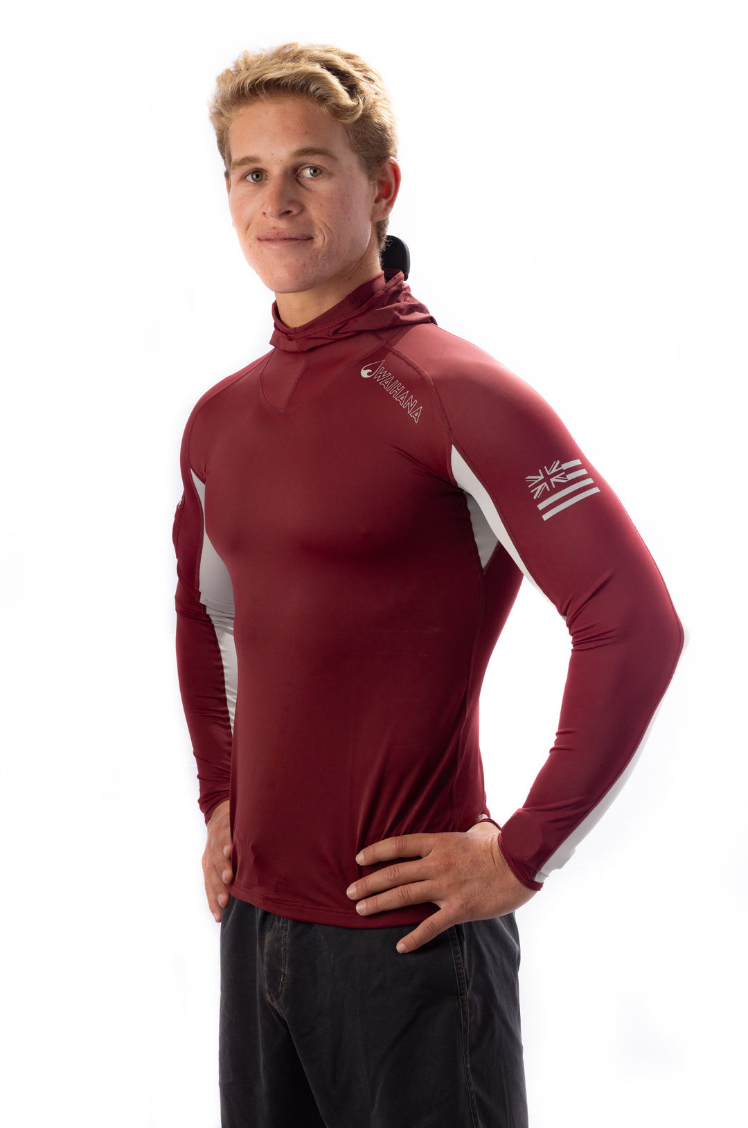 Rashguard de surf à capuche - Marron