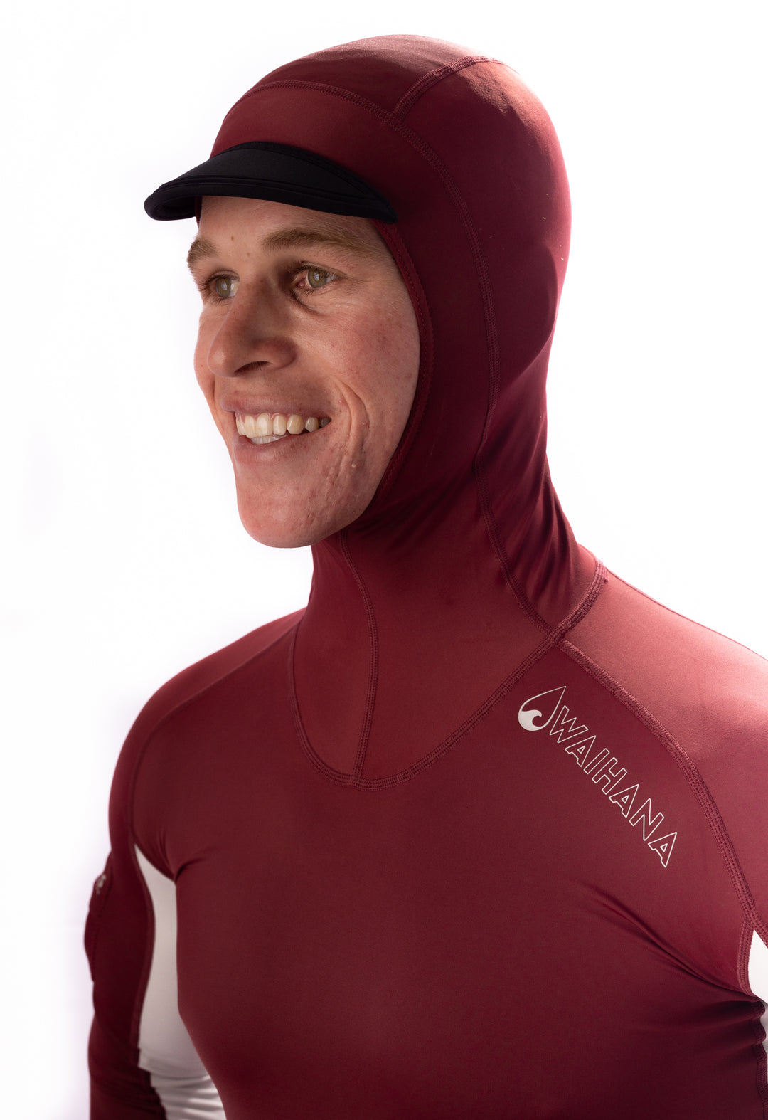 Rashguard de surf à capuche - Marron