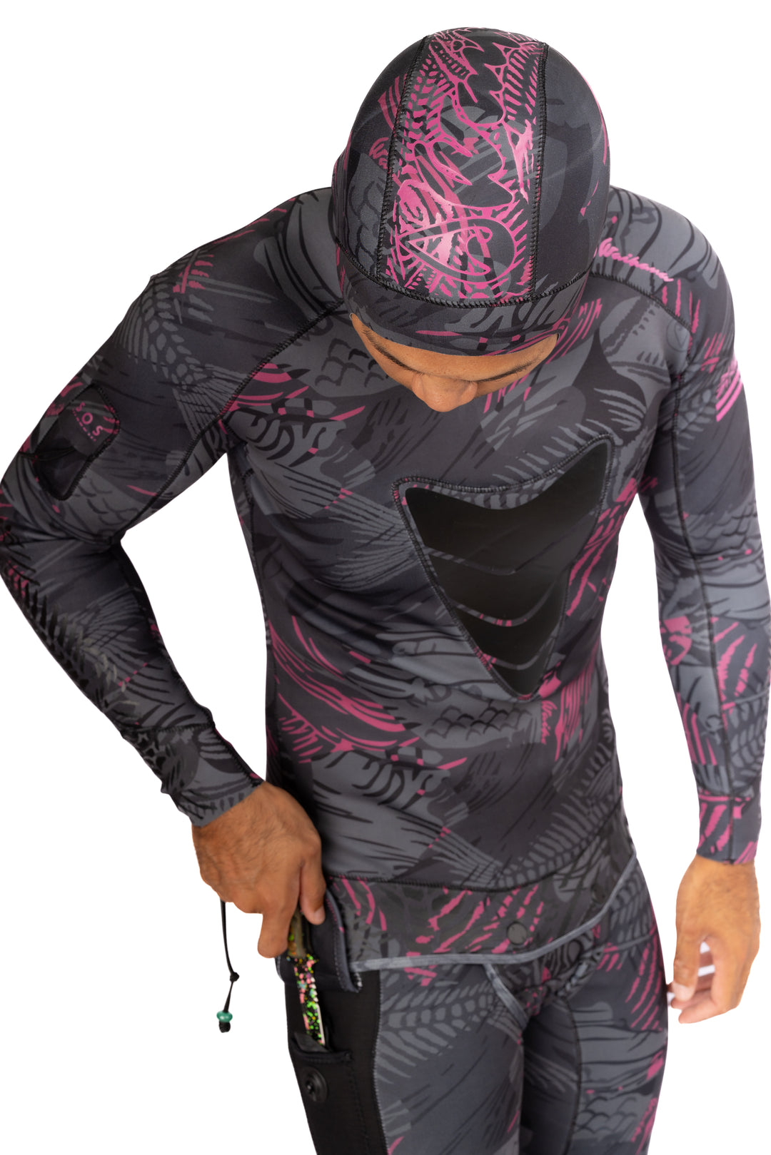 Men’s Pink Fishbone Spearfishing 1.5mm Wetsuit