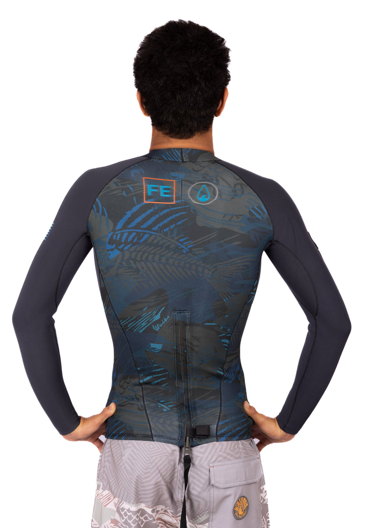 Haut de surf zippé arrière Field Ethos pour homme