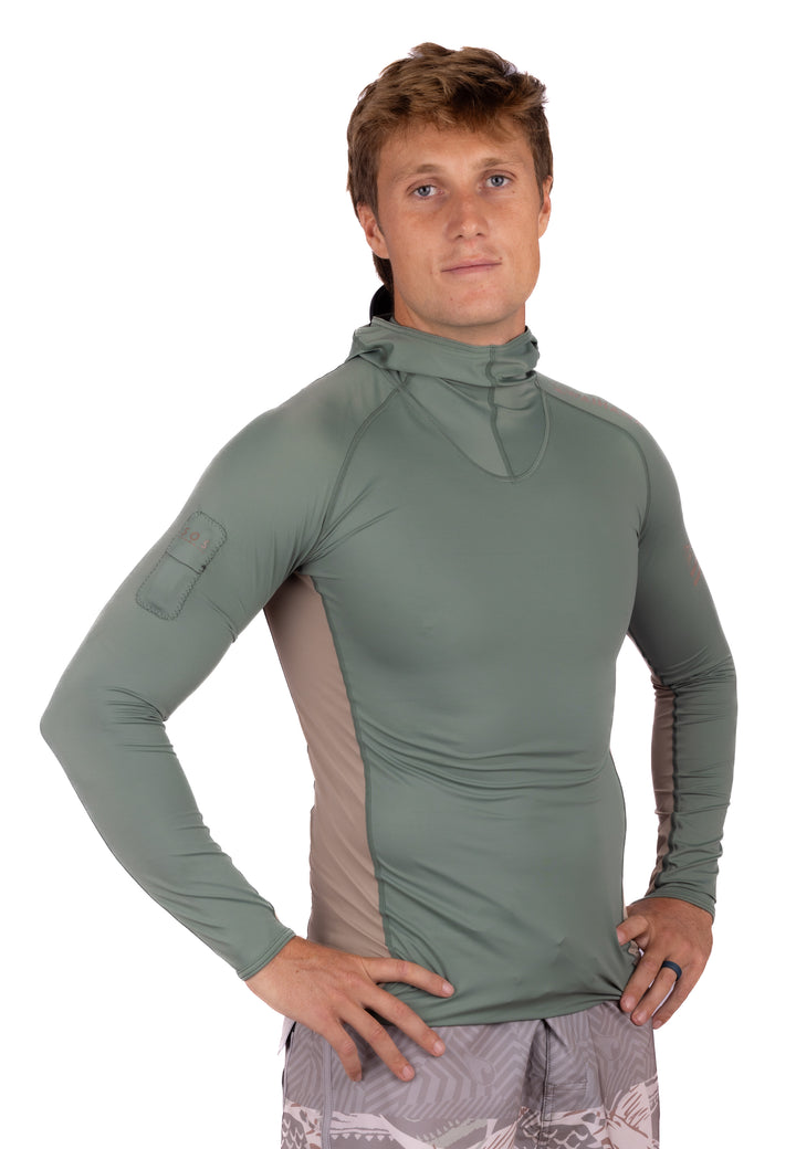 Olive Hooded Voyager Rashguard