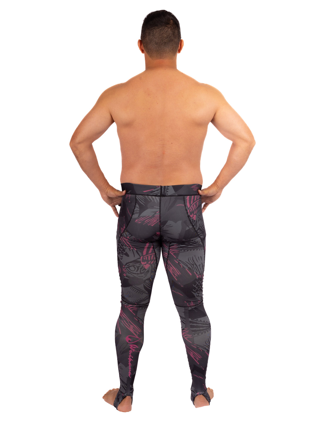 Legging Lycra Rose en Arête de Poisson