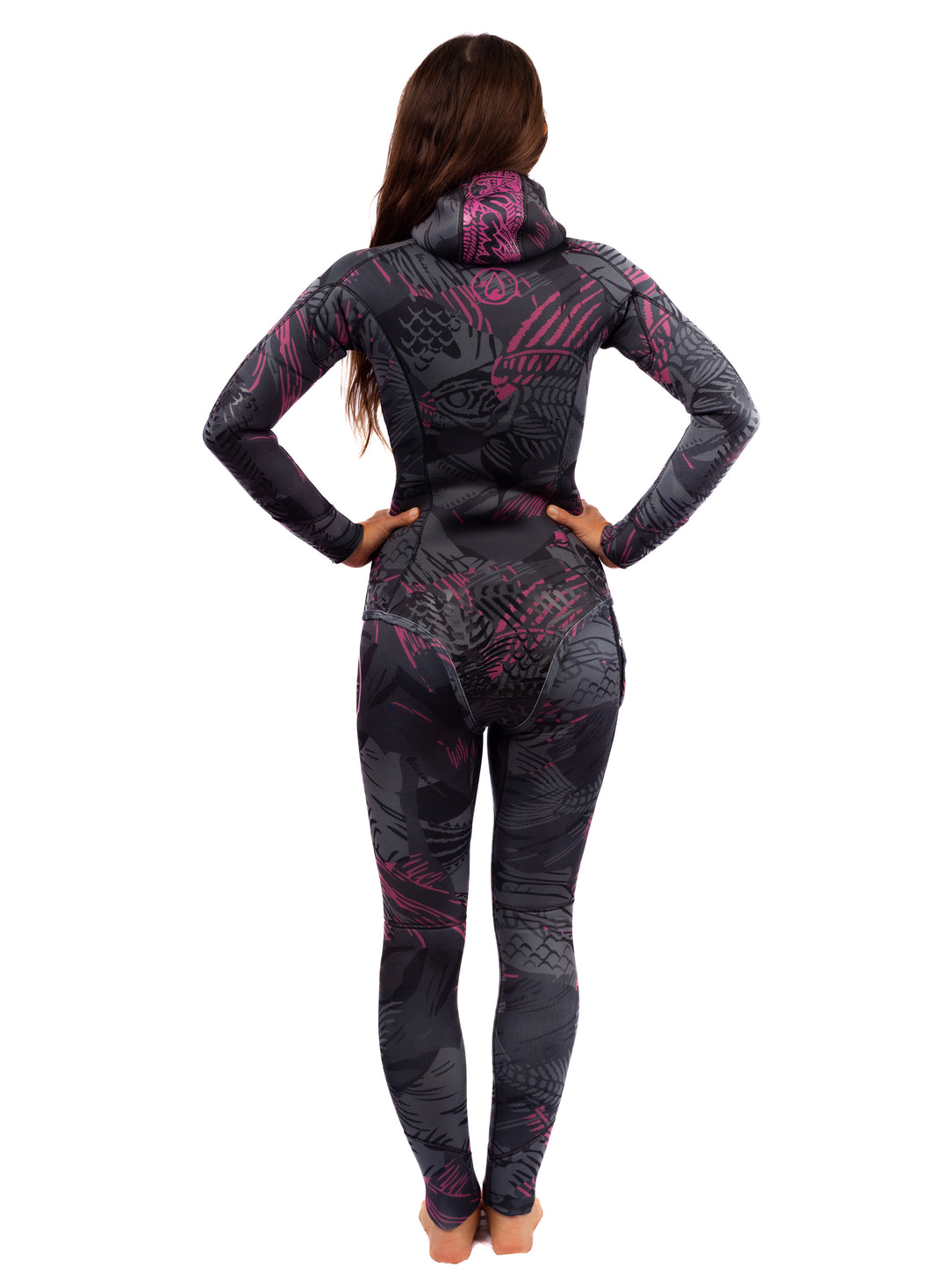 Women’s Pink Fishbone Spearfishing 3.5mm Wetsuit