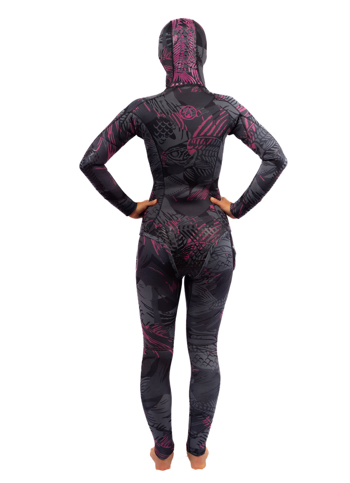 Women’s Pink Fishbone Spearfishing 3.5mm Wetsuit