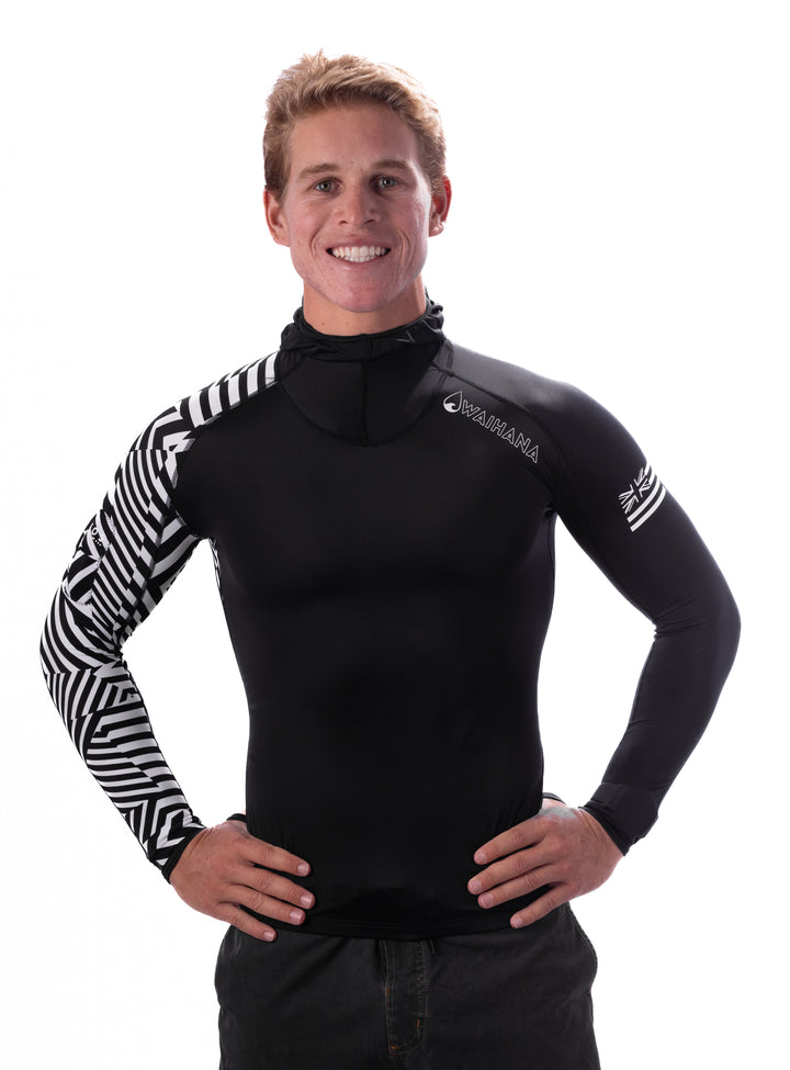 Rashguard de surf à capuche - Marron